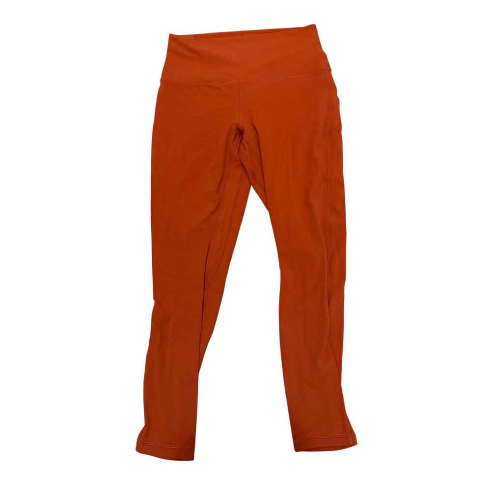 Lululemon Wunder Train High-Rise Tight 25 Burnt Orange‎ Rust Leggings Size 8